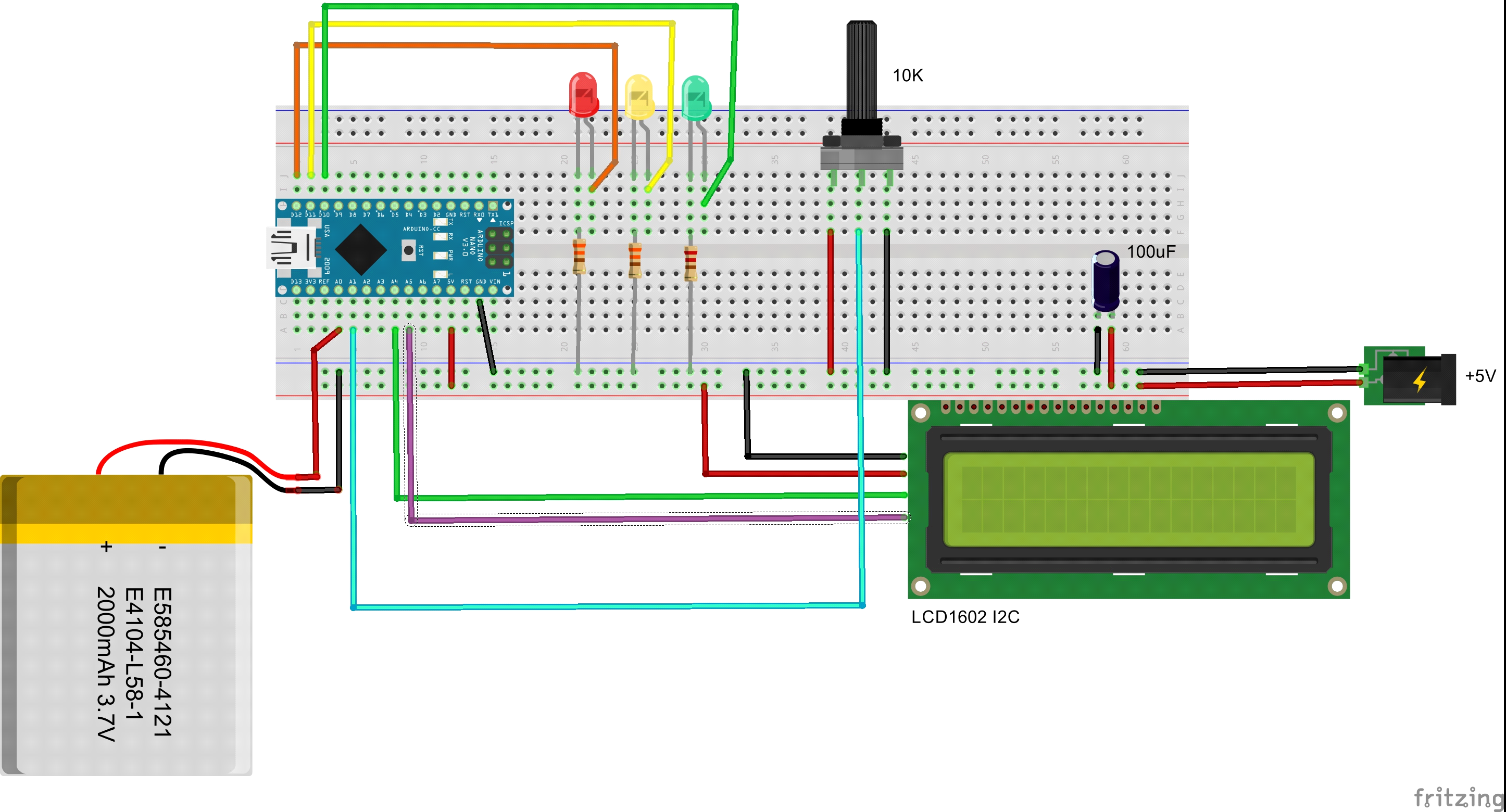 Medir el voltaje de una pila con Arduino