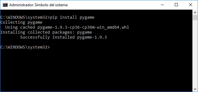 Pip install pygame windows как установить